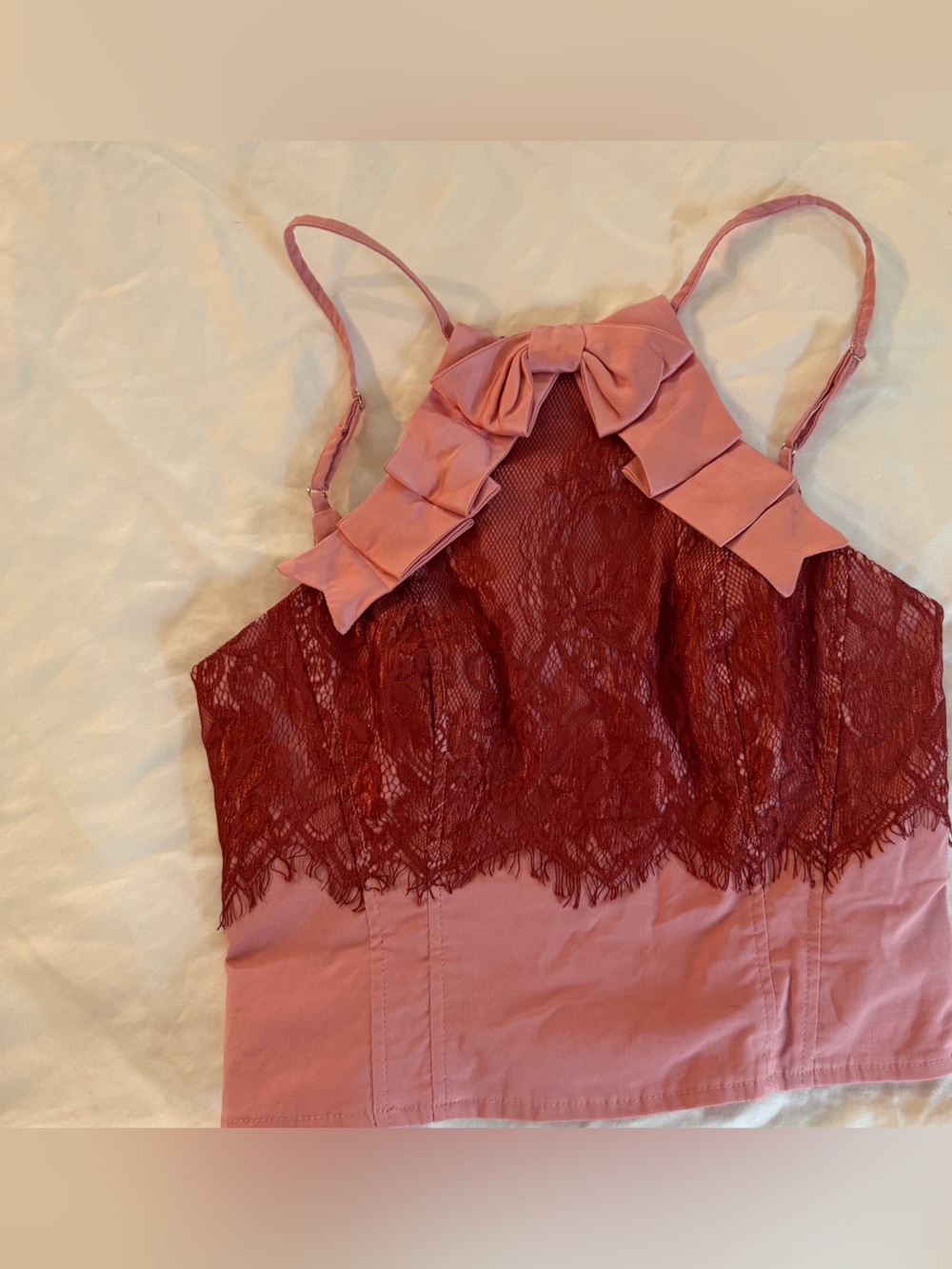 Maeve Rose Pink Lined Top